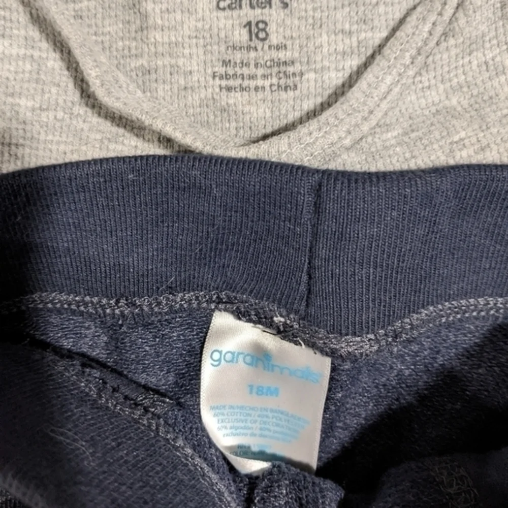 Boys long sleeve‎ bodysuit and pants size 18 months